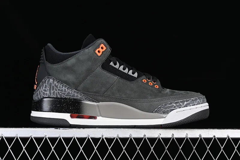 All categories Air Jordan Jordan series basketball shoes Air Jordan 3 foreign trade version Air Jordan 3 Retro "Fear" AJ3 Joe 3 fear dark gray CT8532-080